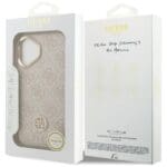 Guess 4G Strass Logo MagSafe Pink Kryt iPhone 17