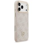 Guess 4G Strass Logo MagSafe Pink Kryt iPhone 17 Pro Max