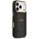 Guess 4G Stripe MagSafe Black Kryt iPhone 17 Pro