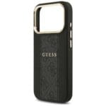Guess 4G Stripe MagSafe Black Kryt iPhone 17 Pro