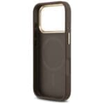 Guess 4G Stripe MagSafe Brown Kryt iPhone 17 Pro
