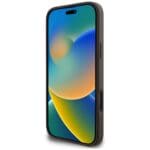 Guess 4G Stripes with Wallet MagSafe Brown Kryt iPhone 16 Pro Max