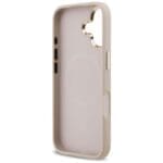 Guess 4G Triangle Logo MagSafe Pink Gold Kryt iPhone 17