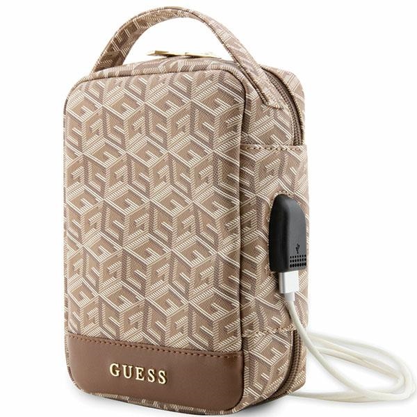 Guess Bag GUHBHGCFSEW Organize Brown GCube Stripe