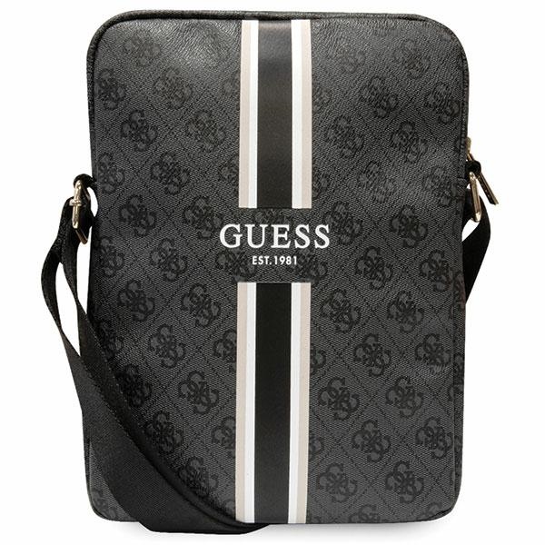 Guess Bag GUTB10P4RPSK 10" Black 4G Stripes Tablet Bag