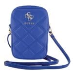 Guess Bag GUWBZPSQSSGB Blue Zip Quilted 4G