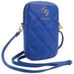 Guess Bag GUWBZPSQSSGB Blue Zip Quilted 4G