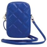 Guess Bag GUWBZPSQSSGB Blue Zip Quilted 4G
