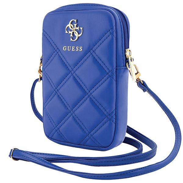 Guess Bag GUWBZPSQSSGB Blue Zip Quilted 4G