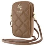 Guess Bag GUWBZPSQSSGW Brown Zip Quilted 4G