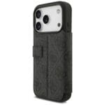 Guess Book 4G Metal Logo Black Kryt iPhone 17 Pro