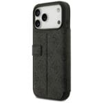 Guess Book 4G Metal Logo Black Kryt iPhone 17 Pro Max