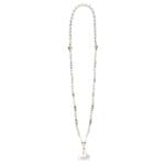 Guess Crossbody Pearl and 4G Charm White