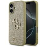 Guess Fixed Glitter Big 4G Gold Kryt iPhone 17