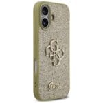 Guess Fixed Glitter Big 4G Gold Kryt iPhone 17