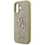 Guess Fixed Glitter Big 4G Gold Kryt iPhone 17