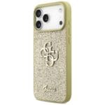 Guess Fixed Glitter Big 4G Gold Kryt iPhone 17 Pro Max