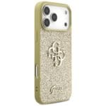 Guess Fixed Glitter Big 4G Gold Kryt iPhone 17 Pro Max