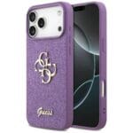 Guess Fixed Glitter Big 4G Lilac Kryt iPhone 17 Pro Max