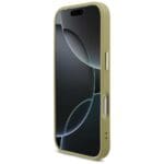 Guess Fixed Glitter Big 4G Metal Frame Gold Kryt iPhone 17 Pro