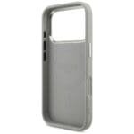 Guess Glitter Triangle Logo MagSafe Silver Kryt iPhone 17 Pro