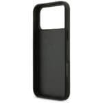 Guess Grained Big 4G & Classic Logo Black Kryt iPhone 17 Pro Max