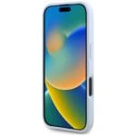 Guess Grained Big 4G Logo Small Classic Logo Blue Kryt iPhone 16