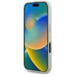 Guess Grained Big 4G Logo Small Classic Logo Green Kryt iPhone 16