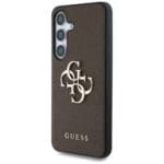 Guess Grained Big 4G Logo Small Classic Logo to Brown Kryt Samsung Galaxy S25
