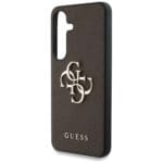 Guess Grained Big 4G Logo Small Classic Logo to Plus Brown Kryt Samsung Galaxy S25