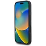 Guess Grained Roses Big 4G logo Black Kryt iPhone 16