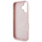Guess Grained Roses Big 4G logo Pink Kryt iPhone 16