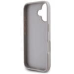 Guess Grained Roses Big 4G logo Purple Kryt iPhone 16
