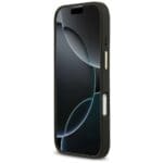 Guess Grained Strass Logo MagSafe Black Kryt iPhone 17
