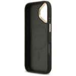 Guess Grained Strass Logo MagSafe Black Kryt iPhone 17