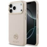 Guess Grained Strass Logo MagSafe Pink Kryt iPhone 17 Pro Max
