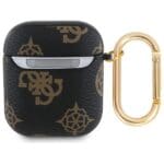 Guess GUA2PG4GPK Cover Black 4G Hook Kryt AirPods Pro/Pro 2