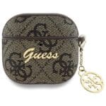 Guess GUA4G4GSMW Cover Brown 4G Charm Collection Kryt AirPods 4