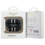 Guess GUAP2P4RPSK (2022/2023) Cover Black 4G Printed Stripes Charm Kryt AirPods Pro 2