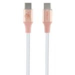 Guess GUCCLALRGDP Cable USB-C USB-C1.5m Fast Charging Pink Ebossed Logo
