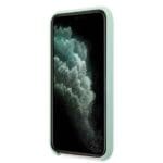 Guess GUHCN58LSLMGG Green Hardcase Silicone Vintage Gold Logo Kryt iPhone 11 Pro