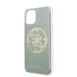 Guess GUHCN58PCUGLKA Khaki Hardcase 4G Circle Glitter Kryt iPhone 11 Pro