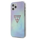 Guess GUHCP12MPCUMCGC02 Blue Hardcase Tie & Die Collection Kryt iPhone 12/12 Pro