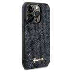 Guess GUHCP13LPMSDGSK Black Hardcase Disco Metal Script Kryt iPhone 13/13 Pro