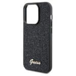 Guess GUHCP13LPMSDGSK Black Hardcase Disco Metal Script Kryt iPhone 13/13 Pro