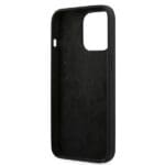 Guess GUHCP13XLS4GGBK Black Hardcase Silicone 4G Logo Kryt iPhone 13 Pro Max