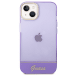 Guess GUHCP14SHGCOU Purple Hardcase Translucent Kryt iPhone 13/14/15