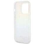 Guess GUHCP14XHDECMI Hardcase IML Faceted Mirror Disco Iridescen Kryt iPhone 14 Pro Max
