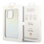 Guess GUHCP14XHDECMI Hardcase IML Faceted Mirror Disco Iridescen Kryt iPhone 14 Pro Max