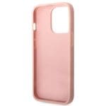 Guess GUHCP14XHGGSHP Pink Hardcase Glitter Script Kryt iPhone 14 Pro Max